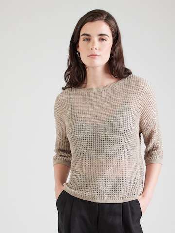 s.Oliver BLACK LABEL Sveter - Béžová: predná strana