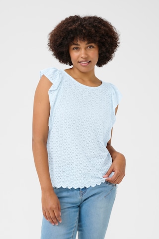 Cream Bluse 'CRYsa' in Blau: Vorderseite