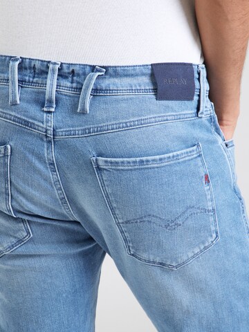 REPLAY Regular Jeans 'ANBASS' in Blue