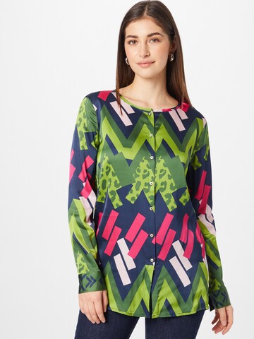 DELICATELOVE - Blusa 'FINA' en Mezcla de colores: frente