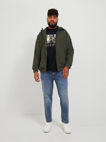 Jack & Jones Plus - Chaqueta de entretiempo en verde