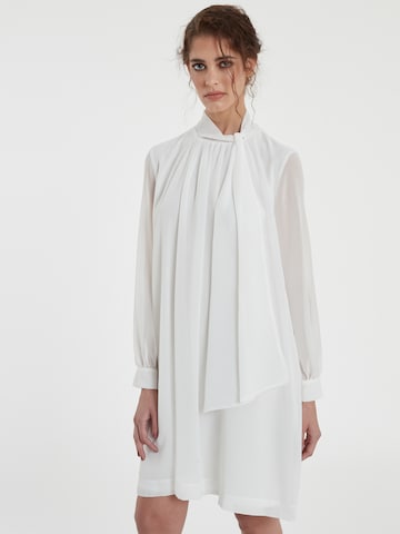 Ana Alcazar Jurk 'Tiwea' in Wit: voorkant