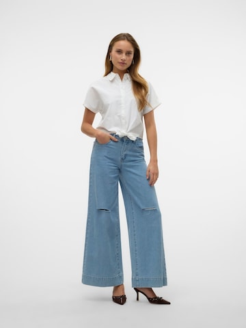 Camicia da donna 'VMFANNI' di VERO MODA in bianco
