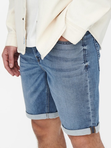 Only & Sons Slimfit Jeans 'Ply Life' in Blauw