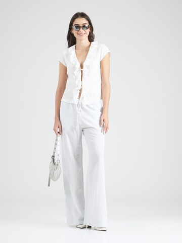 Monki Loose fit Trousers in White