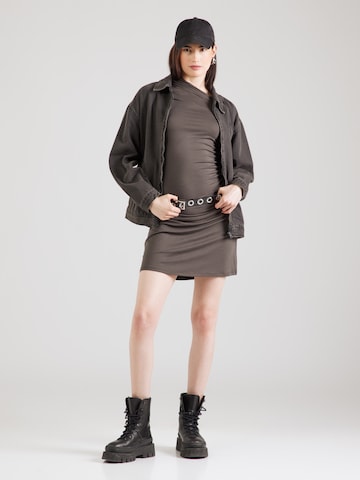 WEEKDAY Kleid 'Erin' in Braun