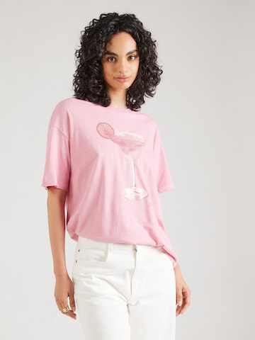 BOSS - Camisa 'Eband' em rosa: frente