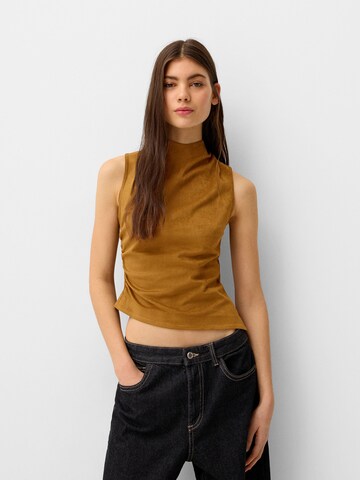 Haut Bershka en marron : devant