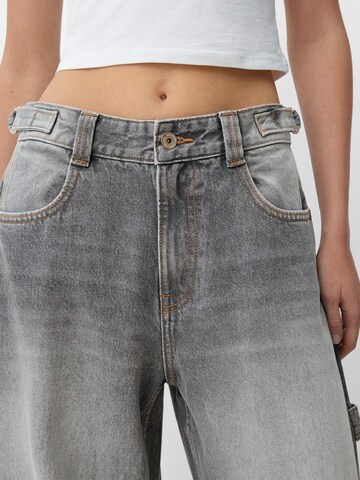 Bershka Wide leg Jeans in Grey