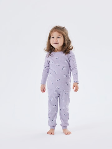 NAME IT - Pijama 'NMFUNICORN' en lila: frente