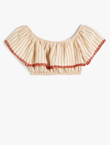 Koton Blouse in Bruin: voorkant