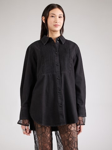 & Other Stories Blus i svart: framsida