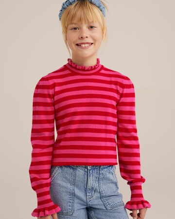 WE Fashion Pulóver - rózsaszín: elől