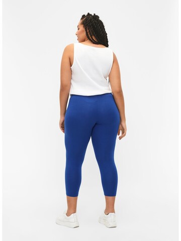 Zizzi Skinny Leggings in Blauw