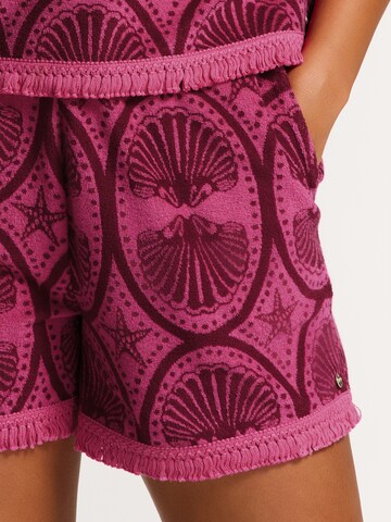 Regular Pantalon 'Merith Sea Pearl' Shiwi en rose