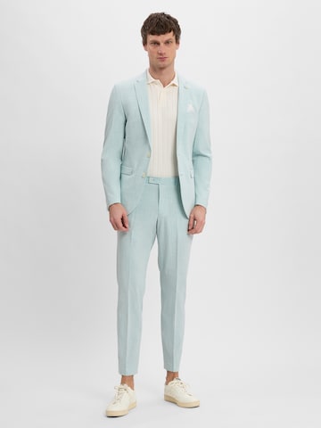 Finshley & Harding London Slimfit Anzug ' Brixdon-Hoxdon ' in Grün: Vorderseite
