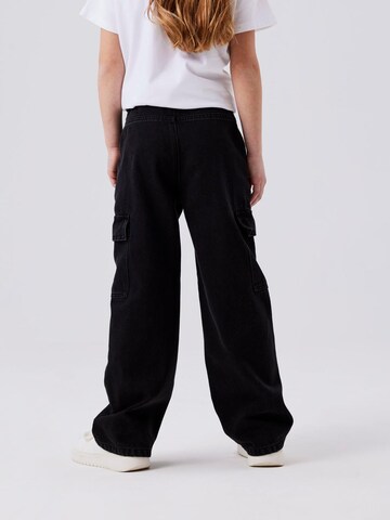 NAME IT Wide leg Jeans 'Rose' in Black