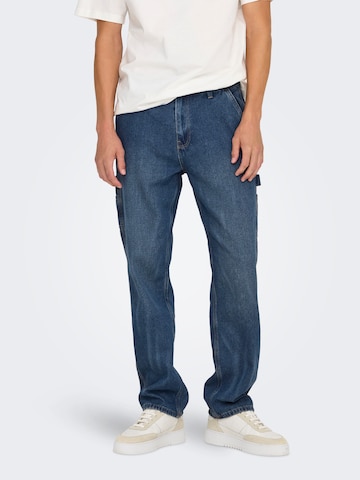 Only & Sons Regular Jeans 'ONSEdge' in Blue: front