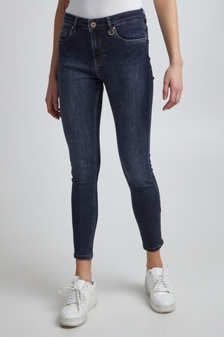 PULZ Jeans - Slimfit Vaquero 'EMMA' en azul: frente