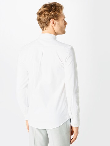 Slim fit Camicia business di Lindbergh in bianco