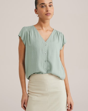 Camicia da donna di WE Fashion in verde: frontale