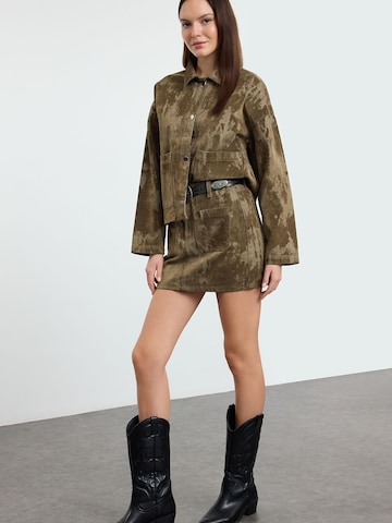 Gonna di Trendyol in verde: frontale