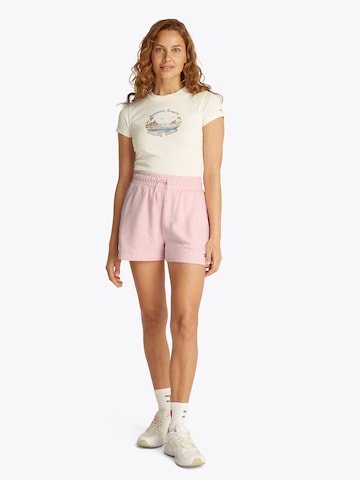 Loosefit Pantaloni di Tommy Jeans in rosa