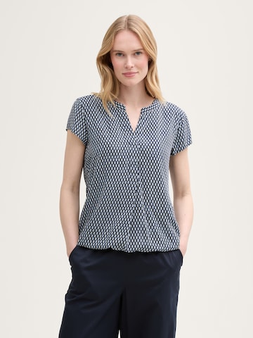 Camicia da donna di TOM TAILOR in blu: frontale