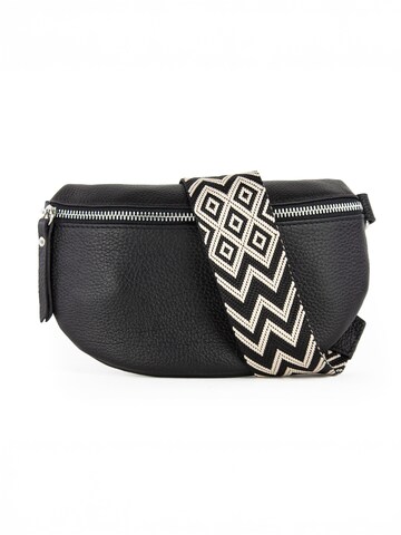 lePelou Fanny Pack 'THEA' in Black: front
