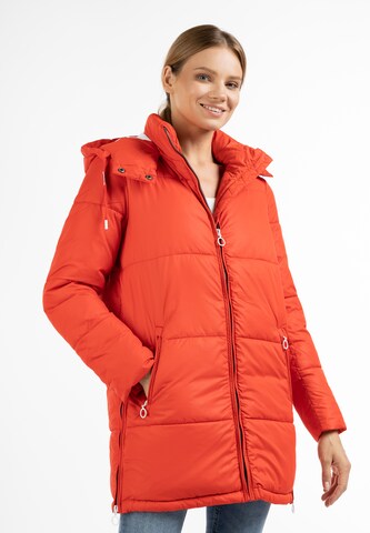 Manteau d’hiver DreiMaster Maritim en rouge : devant