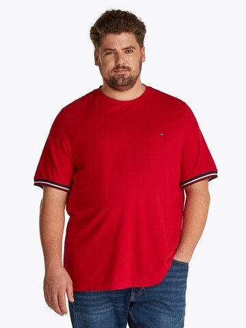 Tommy Hilfiger Big & Tall T-Shirt in Rot: Vorderseite