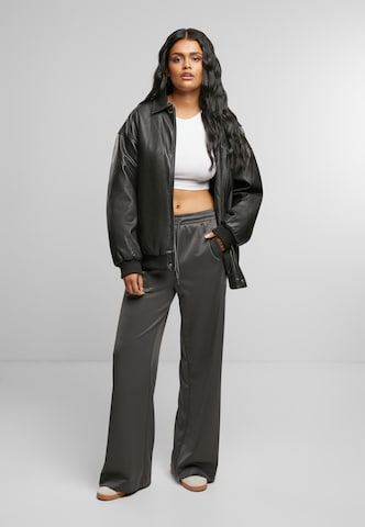 Urban Classics Wide leg Trousers in Grey
