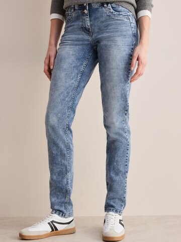 CECIL Slim fit Jeans 'Scarlett' in Blue: front