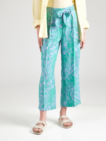 Loosefit Pantalon à pince LIEBLINGSSTÜCK en vert : devant