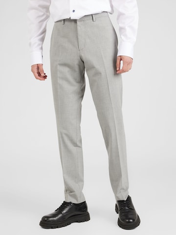 s.Oliver - regular Pantalón de pinzas en gris: frente