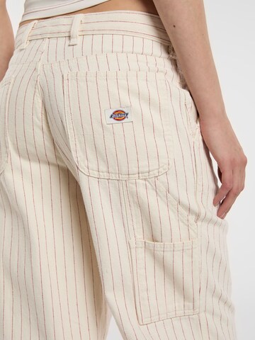 DICKIES Regular Byxa 'SERVICE CARPENTER PANT' i vit