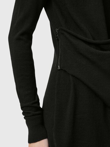 AllSaints Sukienka z dzianiny 'DRINA' w kolorze czarny