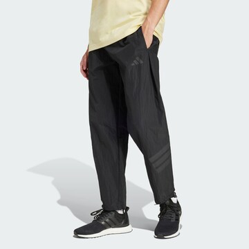 ADIDAS SPORTSWEAR Lużny krój Spodnie 'Future Icons' w kolorze czarny: przód