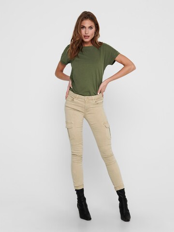 ONLY - Slimfit Pantalón cargo 'Missouri' en beige