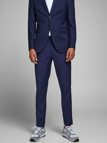 JACK & JONES - Slimfit Pantalón de pinzas 'JJFranco' en azul: frente