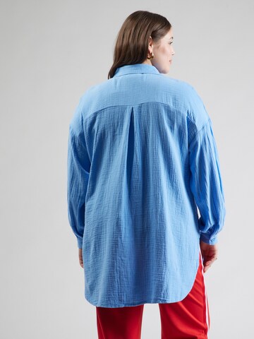 ONLY Carmakoma Blouse 'CARTHYRA' in Blauw