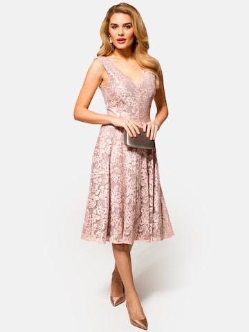 Robe de cocktail HotSquash en rose