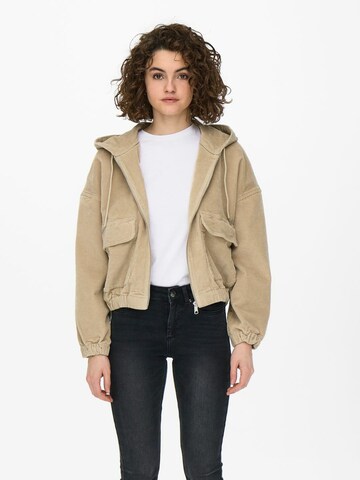 Giacca di mezza stagione 'ONLKenzie' di ONLY in beige: frontale