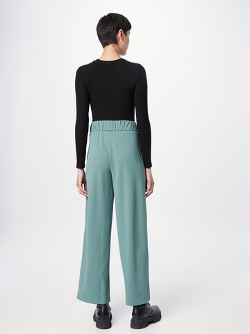 JDY Wide leg Pleat-Front Pants 'GEGGO' in Green