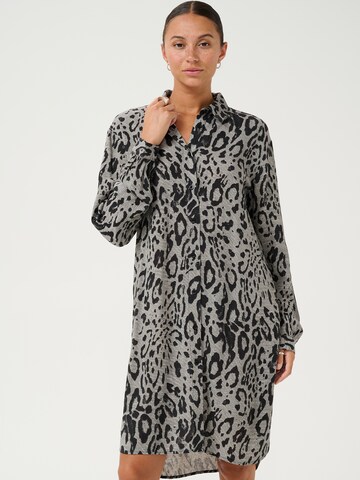 Kaffe Shirt dress 'KAMilia' in Black: front
