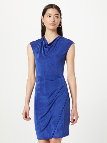 Closet London - Vestido em azul: frente