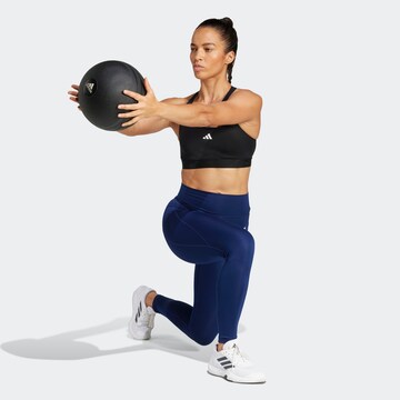 ADIDAS PERFORMANCE Skinny Urheiluhousut 'Opt Ess' värissä sininen