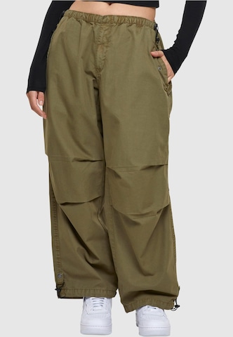Urban Classics Loosefit Housut värissä vihreä: etupuoli