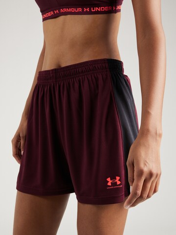 UNDER ARMOUR Обычный Спортивные штаны 'Challenger' в Лиловый