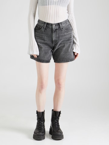 LEVI'S ® Loose fit Pants 'High-Rise Baggy Shorts' in Black: front